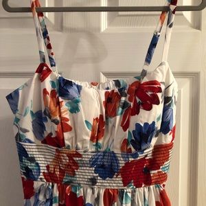 B Smart, 14, Floral A-Line Flared Midi Sundress